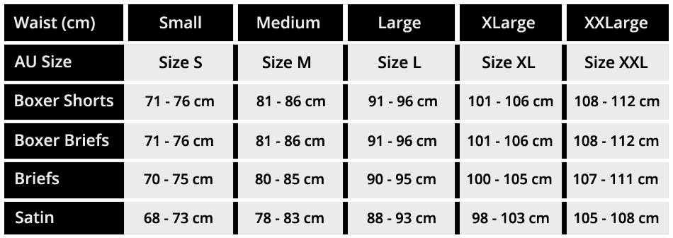 men and women underwear briefs panties online frank and beans size charts for men
